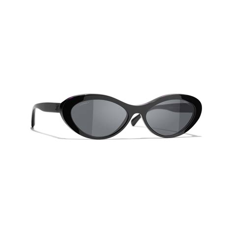 chanel oval sunglasses